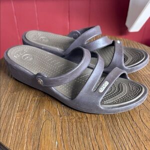 CROCS Women's Dark Brown Sandals